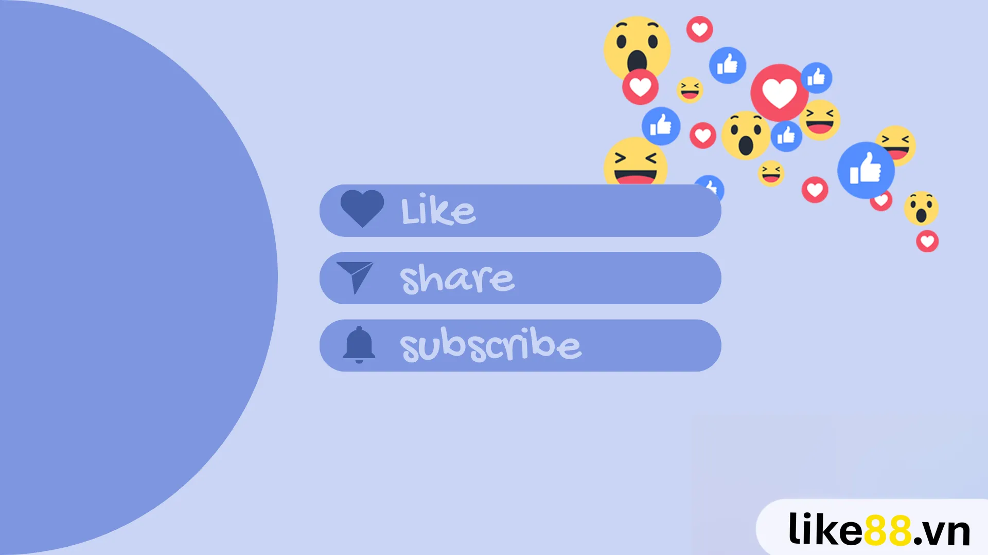Minh họa dịch vụ tăng share Facebook an toàn
