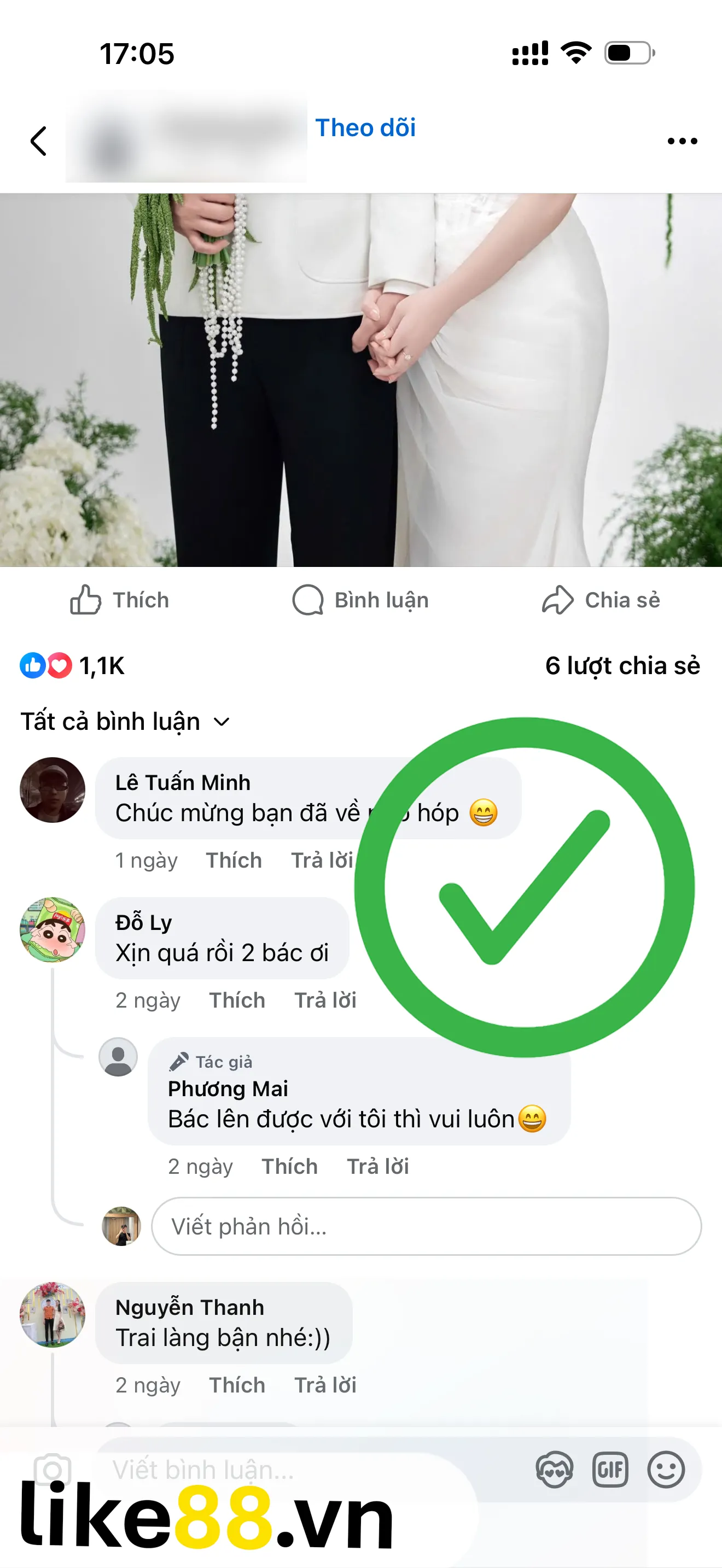 Tăng comment Facebook