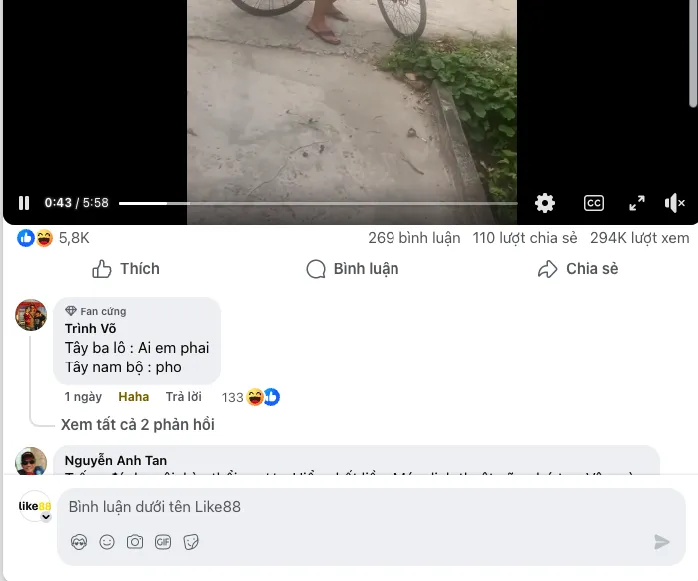 Điểm mạnh dịch vụ tăng like comment Facebook