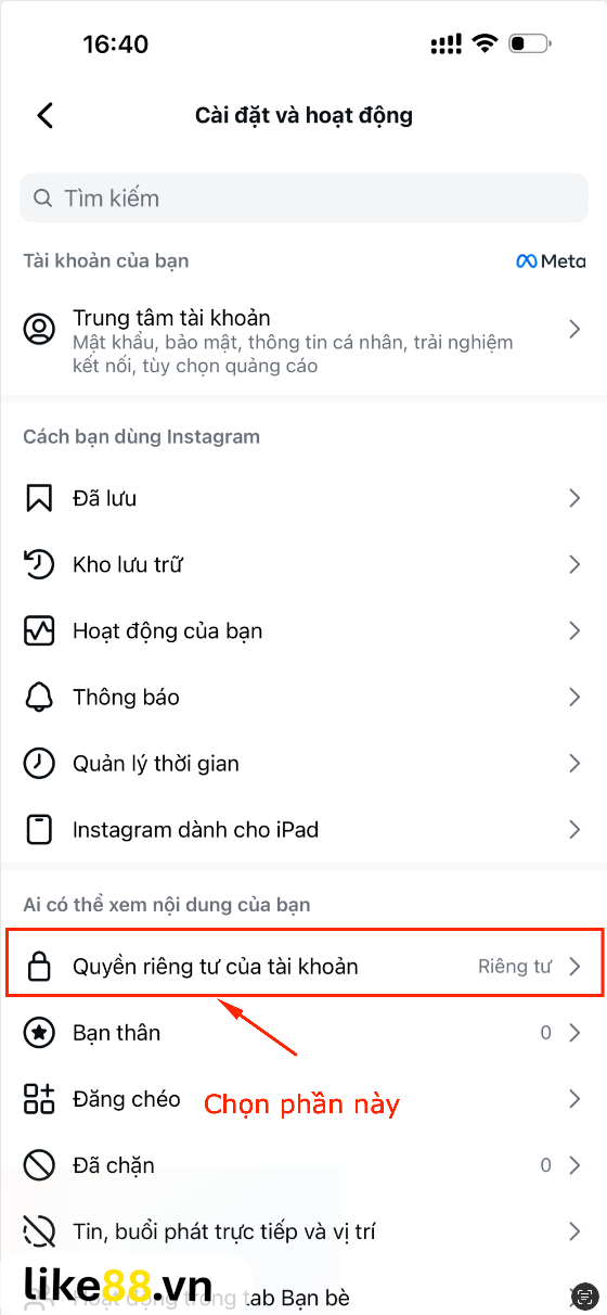Cài đặt và hoạt động