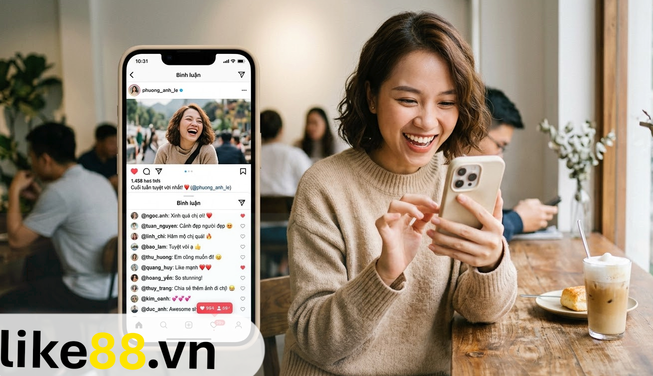 Dịch vụ tăng comment Instagram tại Like88
