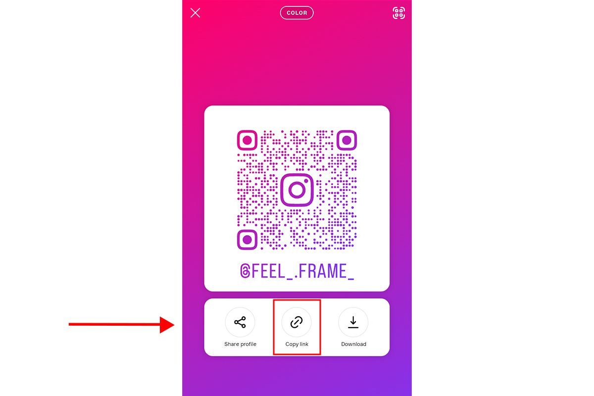 Hướng dẫn lấy link Instagram trên điện thoại
