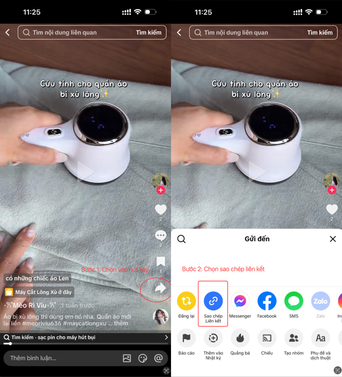 Hướng dẫn lấy link video TikTok