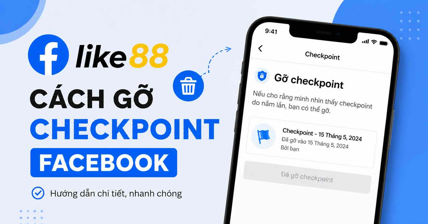 Gỡ checkpoint facebook bằng Meta AI
