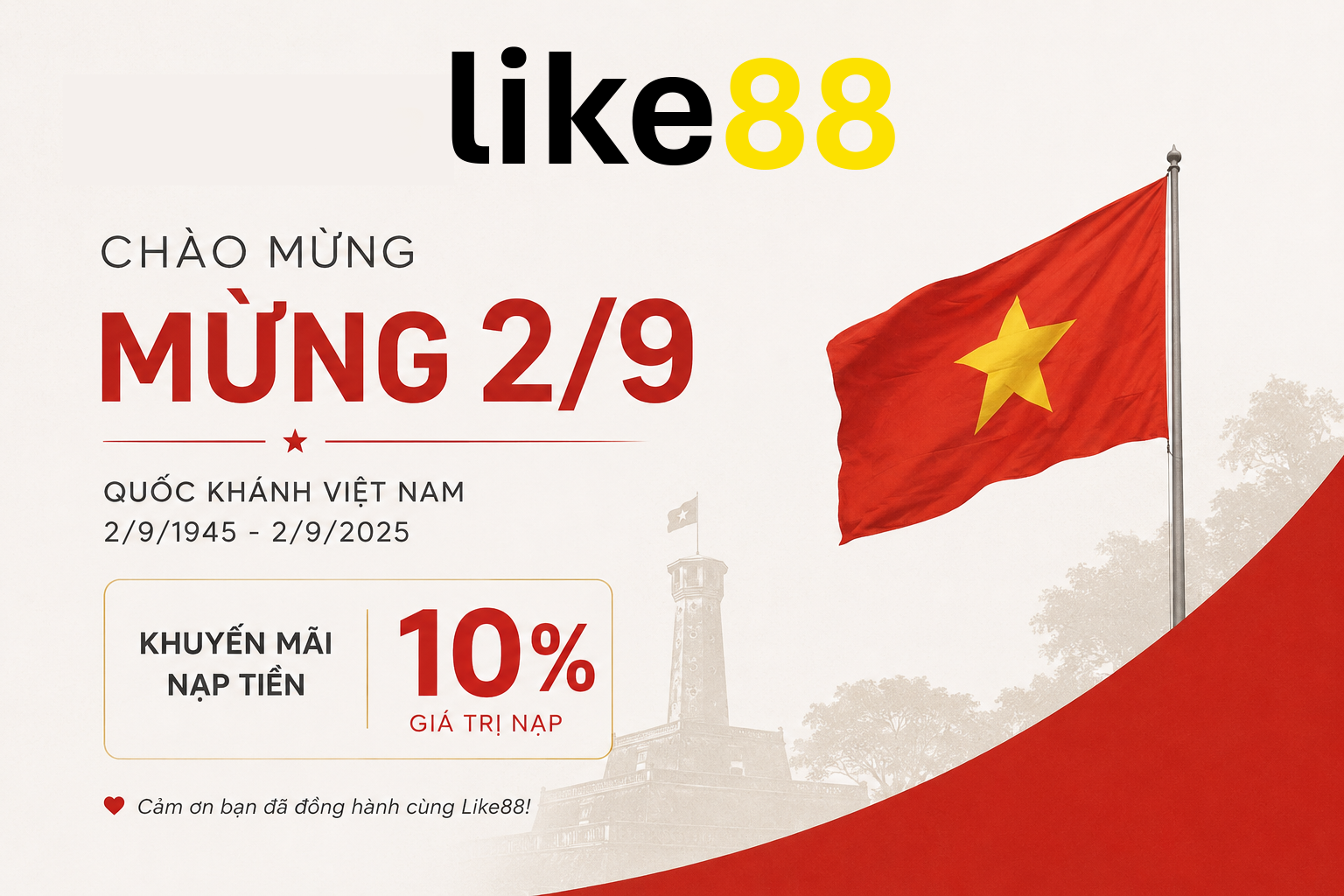 🇻🇳 **CHÀO MỪNG QUỐC KHÁNH 2/9** 🇻🇳