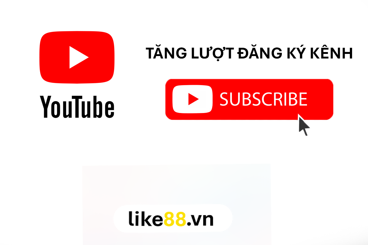 Dịch vụ tăng sub YouTube tại Like88